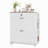 Farmhouse 16 Pair Shoe Storage Cabinet With 2 Flip Drawers, Narrow Shoe Storage Organizer Unit with Shelves For Entryway-249792701