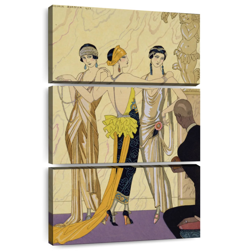Navette le Jugement de Paris, 1920-30, H 38 po x l 24 po