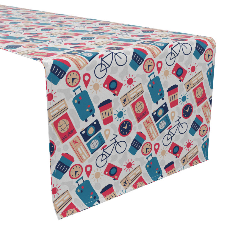 Rectangular Cotton Twill Table Runner