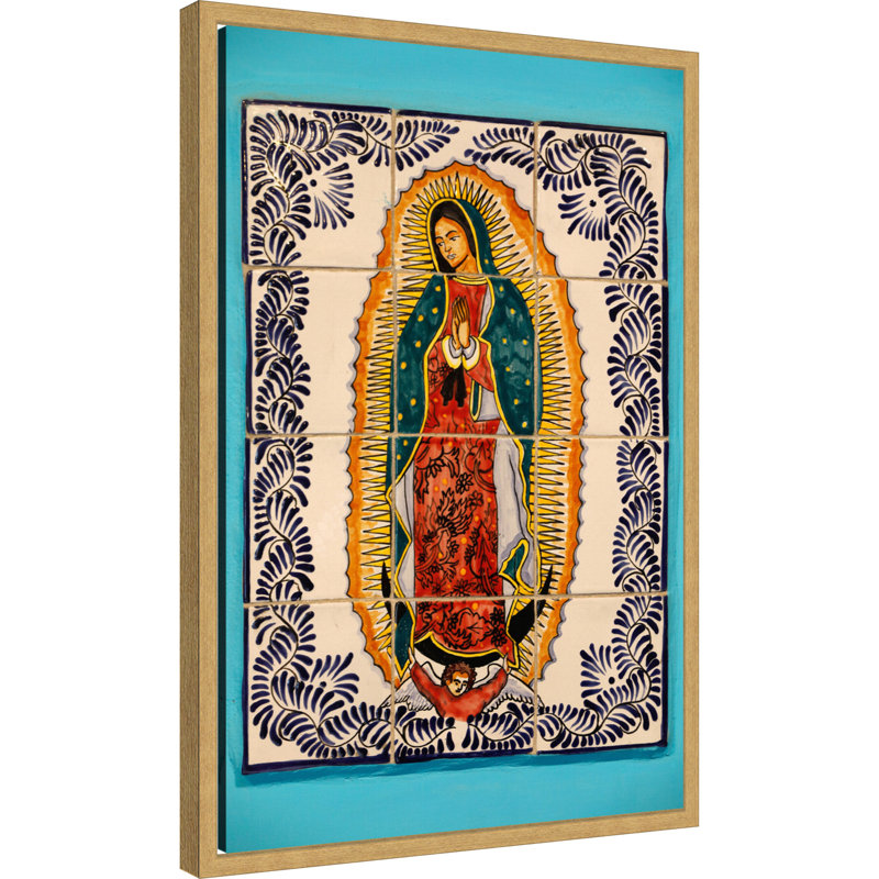 Vierge de Guadalupe, art mural encadré, Quito
