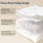 Pacific Coast White Goose Down Fiber Bed Pillow, Standard Pillow 1 Pack-126090161-126090163
