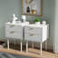 Azeez 2 Drawer Bedside Table-1275640437
