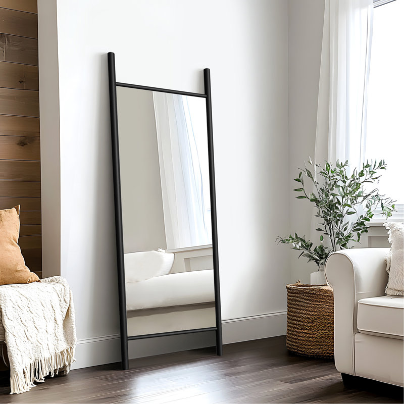 Miroir rectangulaire polyvalent robuste en bois massif