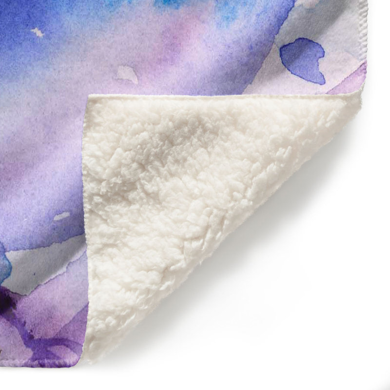 Couverture sherpa doux , 51 po x 60 po
