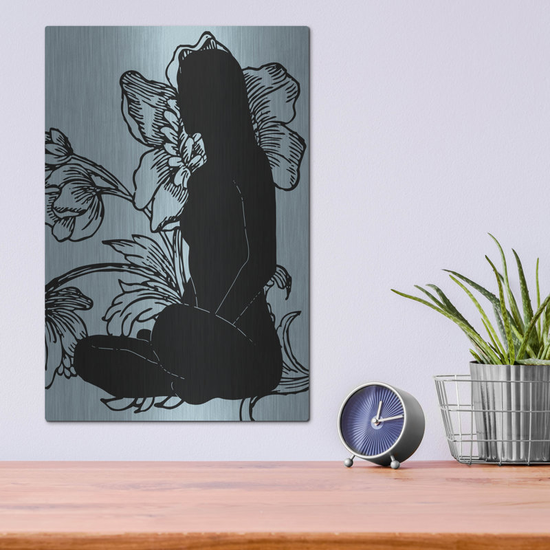 Art mural en métal luxueux «Slow Breathing II» par Regina Moore, 24 po x 36 po, H 16 po x l 12 po