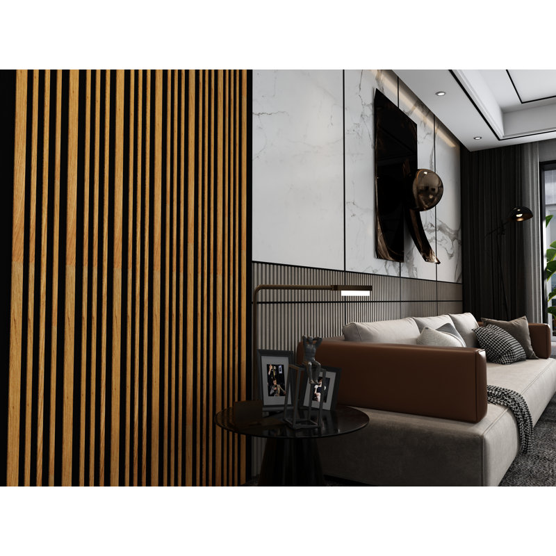 94.5inch L X 4.8inch W Decorative Vinyl Shiplap Wall Panelling (6-pack)