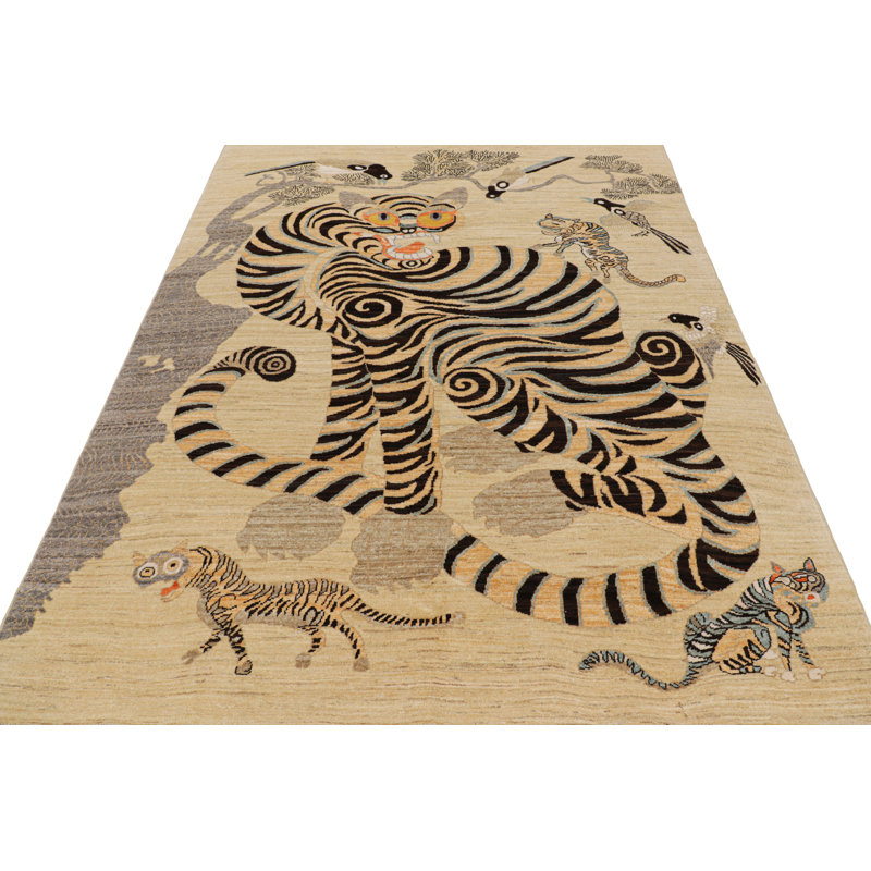One-of-a-Kind 6'3X8'1 Hand Knotted Area Rug