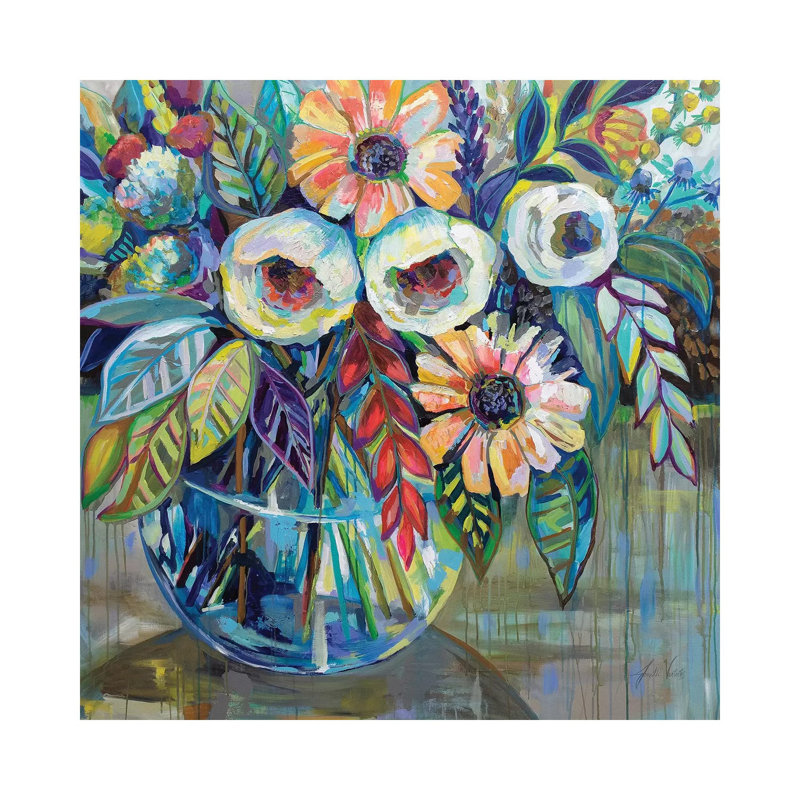 Joy 1 Piece Wrapped Canvas Wall Art, 30.48cm H x 30.48cm W x 1.905cm D