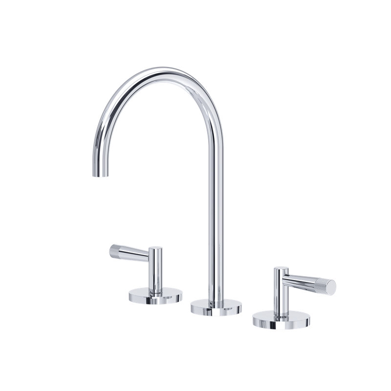Amahle Widespread Lavatory Faucet with C-Spout, Polished Chrome