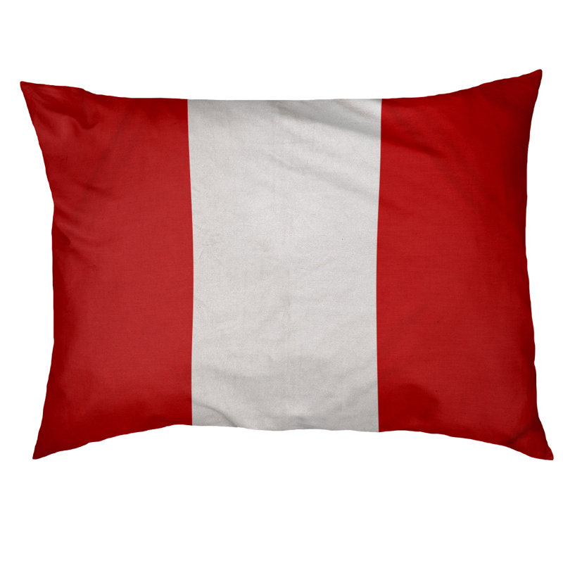 Coussin d'intérieur Las Vegas, Grand (l 40 po x P 30 po x H 6,5 po), Rouge