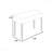 1-Piece Contemporary Style Dining Bench - Charcoal Wooden Legs, Soft Fabric Upholstered Seat-26755956-26755955