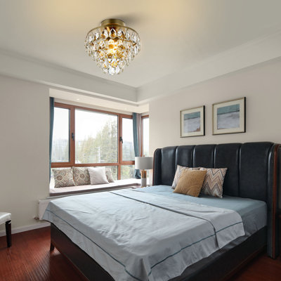 Aerolynn Crystal Flush Mount