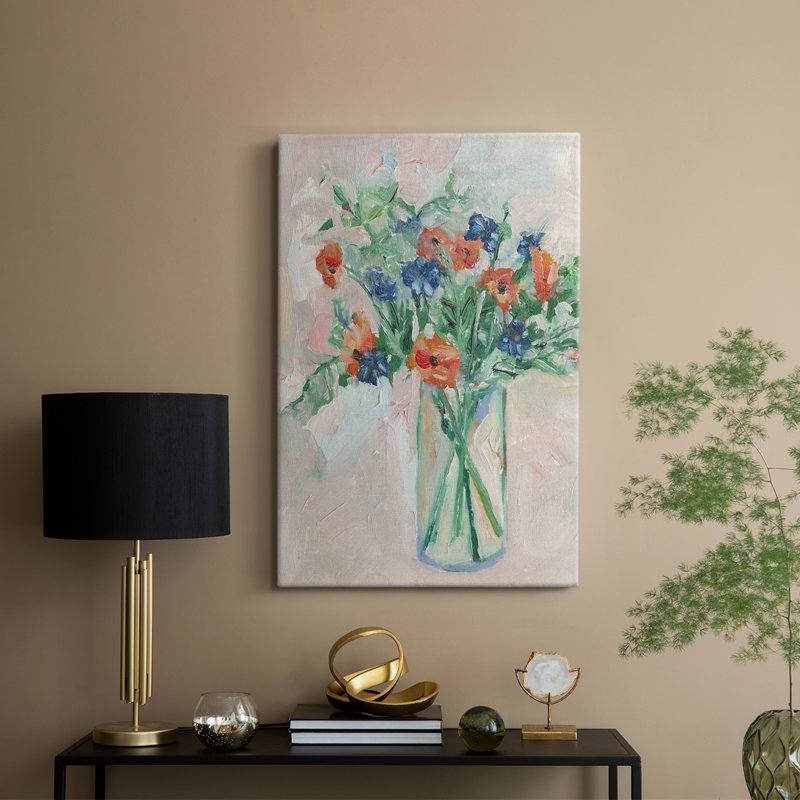 Painterly Soft Bouquet II - Gallery Cavas, H 27 po x l 18 po