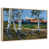 Floating Frame Natural Wood