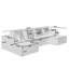 Canapé modulaire en forme de U, canapé modulaire en velours côtelé de style minimaliste moderne-1274615556