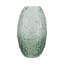 Vase en verre vert 13,5 "H