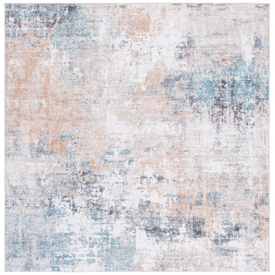 Tabias Monica Performance Machine Washable Abstract Rug