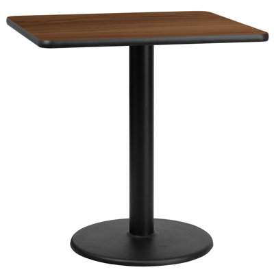 Jack Square Laminate Table Top with Table Height Base