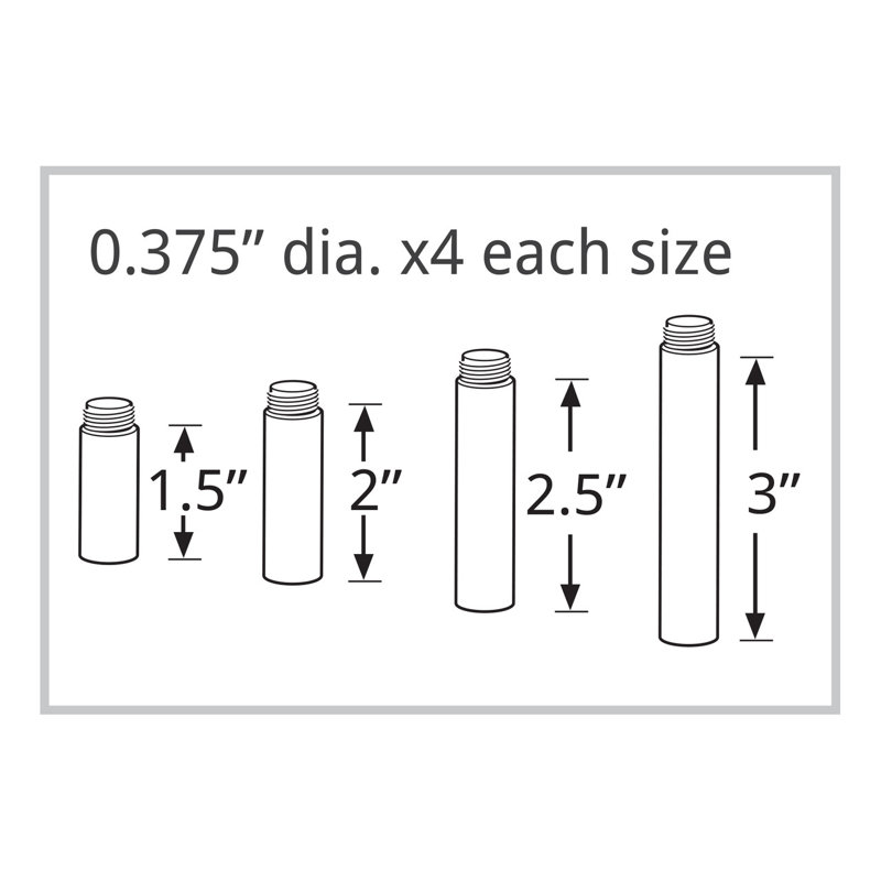 Clear Acrylic Square Riser Set for Countertop Display