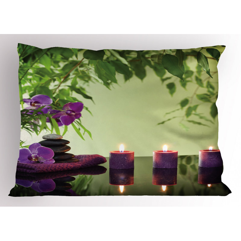 Polyester Floral Sham Set, Twin