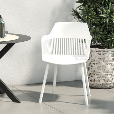 Patio Dining Armchair with Cushion