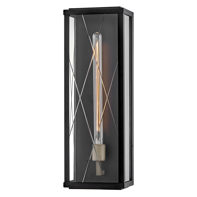 Applique murale en aluminium Monte, H 22 po x l 7,5 po x P 5,75 po
