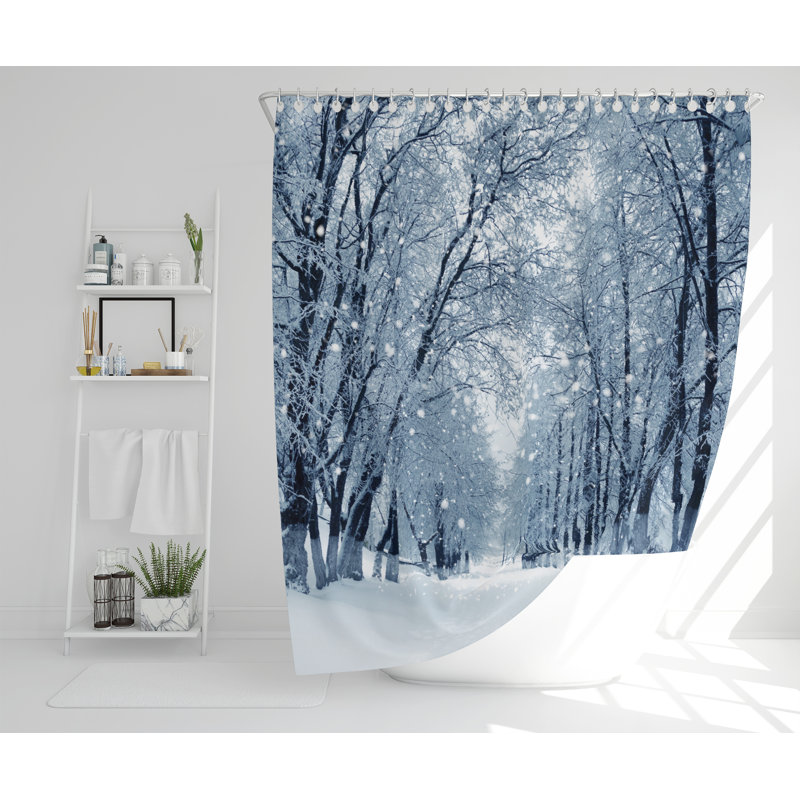 Jaano Polyester Shower Curtain Set