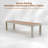 Yanali Modern Patio Aluminium Coffee Table