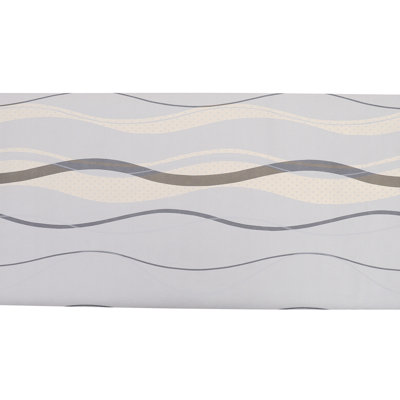 Contemporary Geometric Curving Linear Wallpaper
