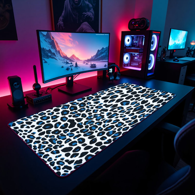 Polyester Desk Pad, 14.4x12.1