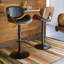 Tabouret de bar pivotant à hauteur réglable Dorotea