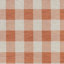 Outdoor Modern Boho Burnt Orange Checkered Rug-87976748
