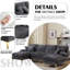 4 Seater Chenille Sectional-1147271753