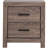 2 - Drawer Nightstand In Oak, 16.13 Inches Deep, 32.11 Lb, For Bedroom Style Oak Nightstand, Featuring Natural Wood Grain Storage-834130499