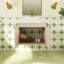 Meuble-lavabo mural simple 23,6 po avec plateau en ardoise-49819859