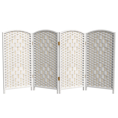Short Diamond Weave Folding Screen