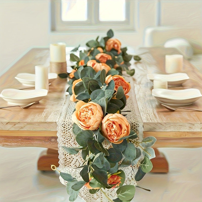  Simulation de plante verte, pivoine, canne, vignes artificielles, décoration de restaurant à la maison