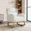 Chaise berçante en tissu Teddy-581323678