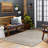 Rectangle Lexys Geometric Machine Woven Polypropylene Indoor / Outdoor Area Rug in Gray-877243141
