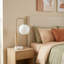 LAMPE DE TABLE KENDRA BLANC GLOBE