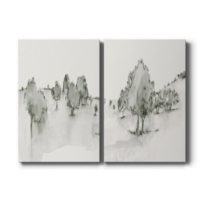" Flower Nest II " 2 - Pieces Painting Print