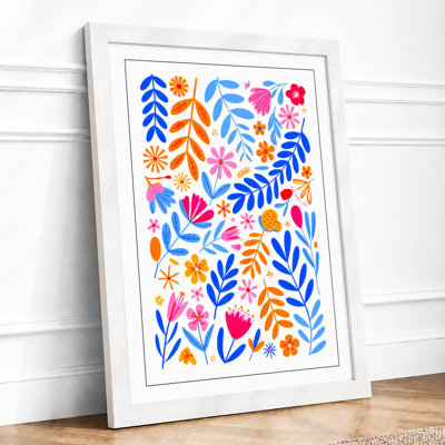 Scattered Botanicals Botanical - Framed Print