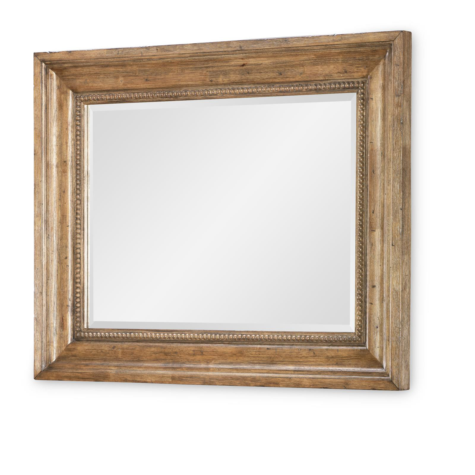 Country Living Bead Trimmed Mirror, Brown