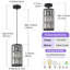 Luminaire suspendu simple en cristal Katey-1667169259