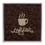 Cadre flottant à motif grain de café, design par Seven Trees Design-331517305-331517306