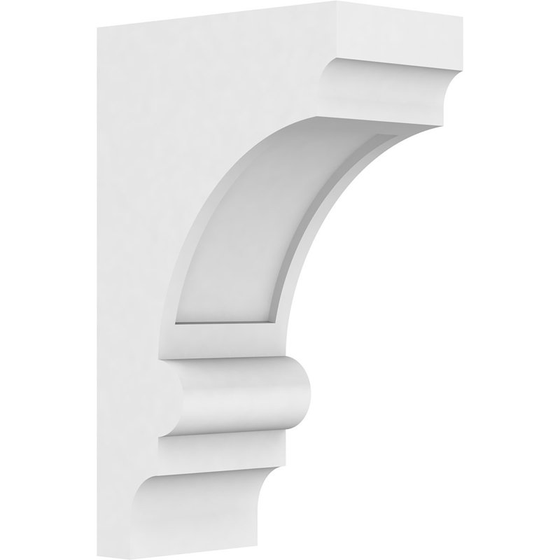 Corbeau en PVC standard de qualité architecturale Diane, H 10 po x l 3 po x P 6 po
