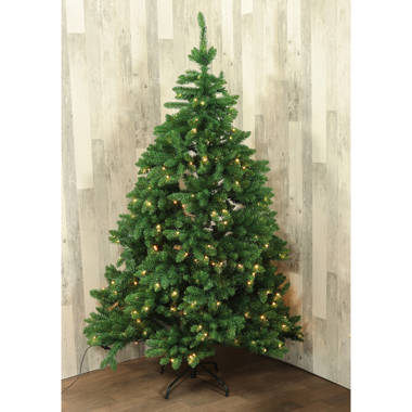 Co. Poly Weihnachtsbaum und LED-Leuchten National mit Tree 400 Künstlicher Ständer