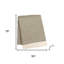 Jeté 55 po x 70 po en mélange de coton vert mousse avec frange