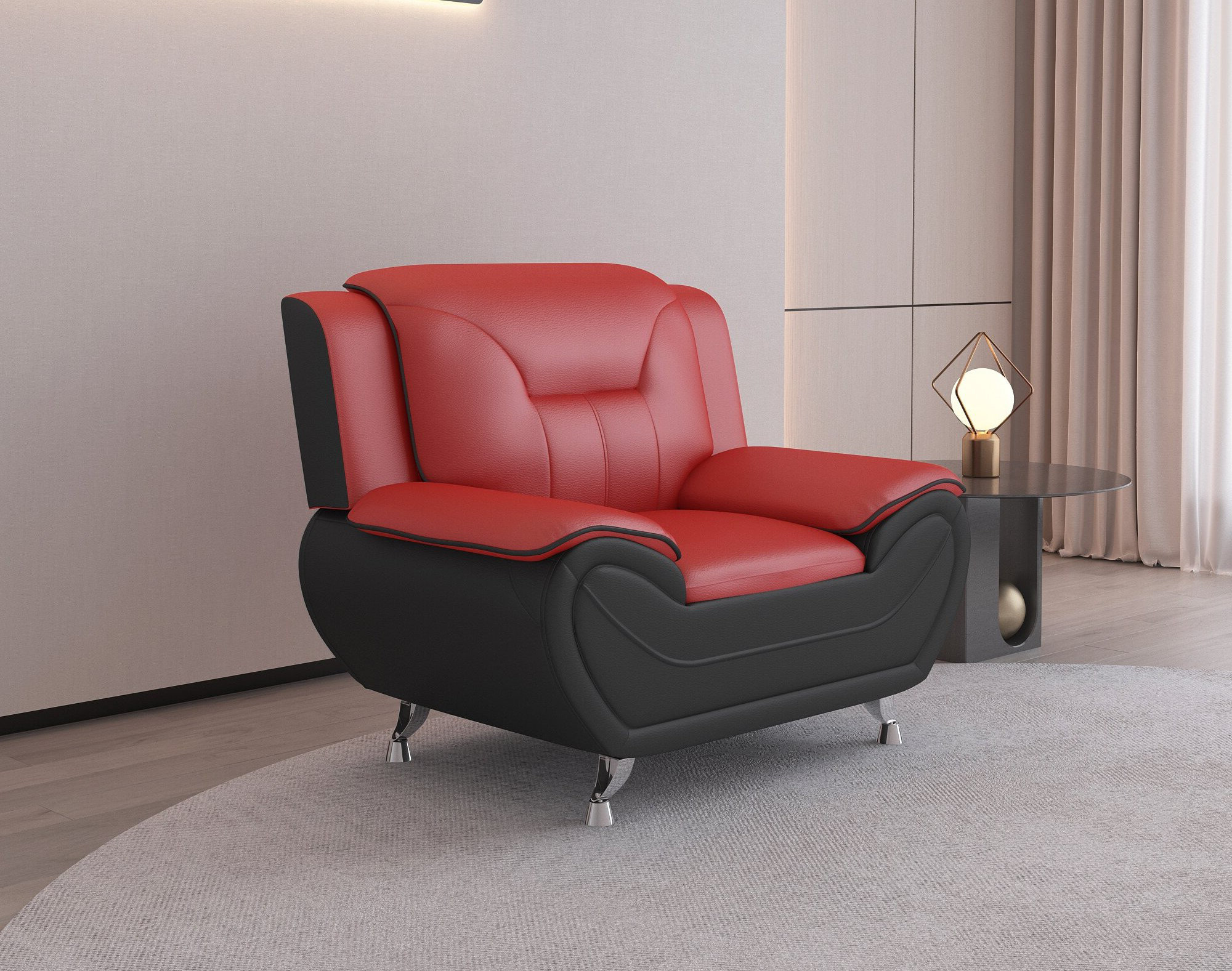 Container Faux Leather Armchair & Reviews | Wayfair