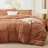 Bedsure Grid Boho Duvet Cover  Tufted Boho Bedding Set, 3 Pieces  Home Bedding for All Seasons-105311142-105311137